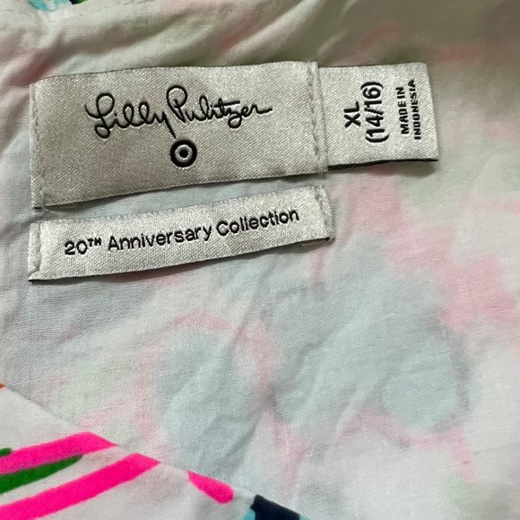 Lilly Pulitzer x Target Nosey Posie Shift Dress Girls XL 14/16 - Picture 6 of 6
